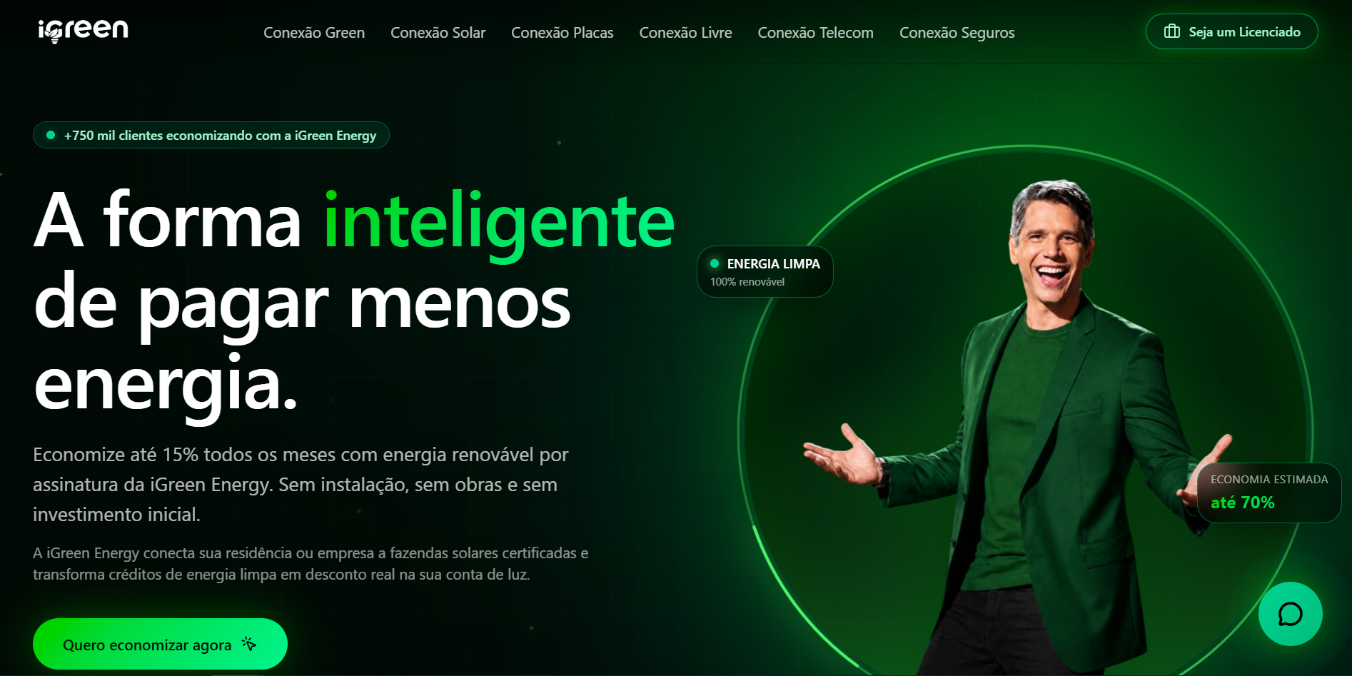 Preview da Página Conexão Green